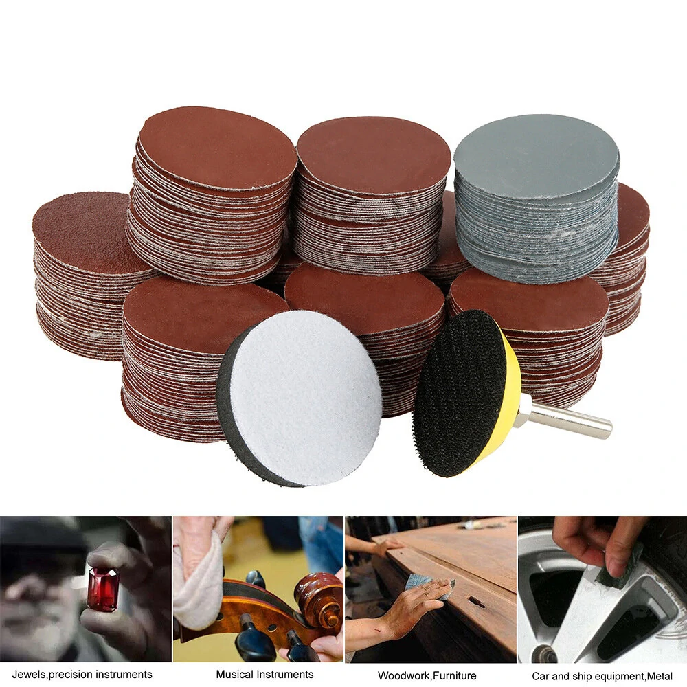 10PC 4 Inch Abrasive Sand Discs Sanding Paper 1000 Grit With M10 Base & Handle (image for) 10PC 4 Inch Abrasive Sand Discs Sanding Paper 1000 Grit With M10 Base & Handle